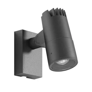 Kira IP65 Exterior Zoom Lens LED Wall Light, 3000K, Dark Grey by Domus Lighting, a Outdoor Lighting for sale on Style Sourcebook