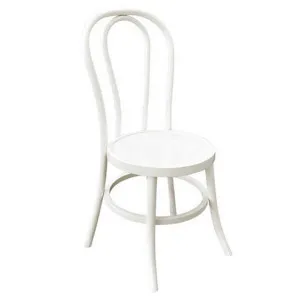 Lazarat Beech Timber Dining Chair, White by Diaz Design, a Dining Chairs for sale on Style Sourcebook