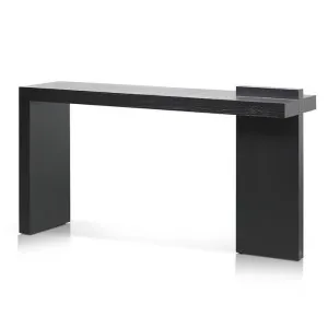 Jasmine 1.6m ELM Console Table - Full Black by Interior Secrets - AfterPay Available by Interior Secrets, a Console Table for sale on Style Sourcebook