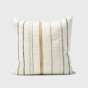 Moro Cushion in Off White with Multi Stitching  |  Cover Only 40x60cm  |  Eadie Lifestyle by Eadie Lifestyle, a Cushions, Decorative Pillows for sale on Style Sourcebook