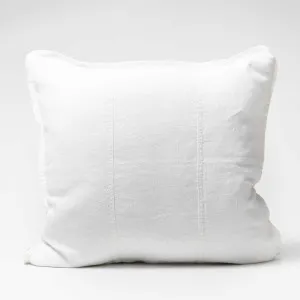 Luca® Linen Outdoor Cushion in Off White  |  Cover Only 50x50cm  |  Eadie Lifestyle by Eadie Lifestyle, a Cushions, Decorative Pillows for sale on Style Sourcebook