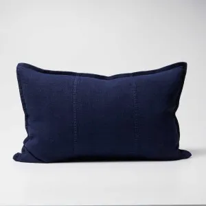 Luca® Linen Cushion in Navy  |  Cover Only 40x60cm  |  Eadie Lifestyle by Eadie Lifestyle, a Cushions, Decorative Pillows for sale on Style Sourcebook