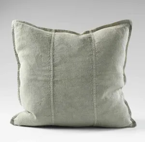 Luca® Linen Cushion - Pistachio | Filled Cushion / 60x60cm | Eadie Lifestyle by Eadie Lifestyle, a Cushions, Decorative Pillows for sale on Style Sourcebook