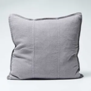 Luca® Linen Cushion - Slate | Cover Only / 50x50cm | Eadie Lifestyle by Eadie Lifestyle, a Cushions, Decorative Pillows for sale on Style Sourcebook