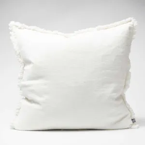 Luca® Boho Linen Cushion - Off White | Cover Only / 50x50cm | Eadie Lifestyle by Eadie Lifestyle, a Cushions, Decorative Pillows for sale on Style Sourcebook