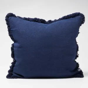 Luca® Boho Linen Cushion - Navy | Cover Only / 40x60cm | Eadie Lifestyle by Eadie Lifestyle, a Cushions, Decorative Pillows for sale on Style Sourcebook