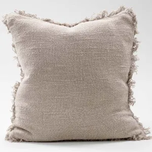 Bedouin Linen Cushion - Natural | Cover Only / 60x60cm | Eadie Lifestyle by Eadie Lifestyle, a Cushions, Decorative Pillows for sale on Style Sourcebook