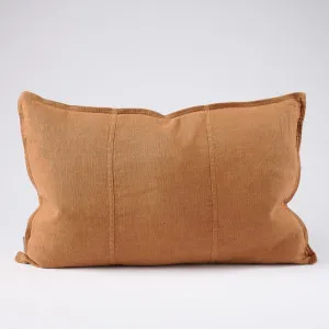 Luca® Linen Cushion - Nutmeg | Cover Only / 50x50cm | Eadie Lifestyle by Eadie Lifestyle, a Cushions, Decorative Pillows for sale on Style Sourcebook