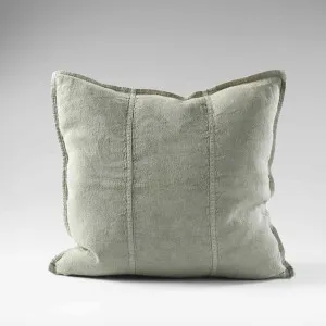 Luca® Linen Outdoor Cushion - Pistachio | Filled Cushion / 60x60cm (pre order) | Eadie Lifestyle by Eadie Lifestyle, a Cushions, Decorative Pillows for sale on Style Sourcebook