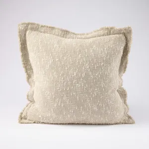 Polo Cushion - Natural/White  | Filled Cushion / 60x60cm | Eadie Lifestyle by Eadie Lifestyle, a Cushions, Decorative Pillows for sale on Style Sourcebook