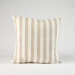 Santi Linen Cushion in Off White/Natural Stripe  |  Cover Only 40x60cm  |  Eadie Lifestyle by Eadie Lifestyle, a Cushions, Decorative Pillows for sale on Style Sourcebook