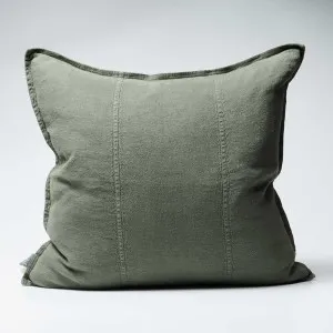 Luca® Linen Cushion - Khaki | Cover Only / 40x60cm | Eadie Lifestyle by Eadie Lifestyle, a Cushions, Decorative Pillows for sale on Style Sourcebook