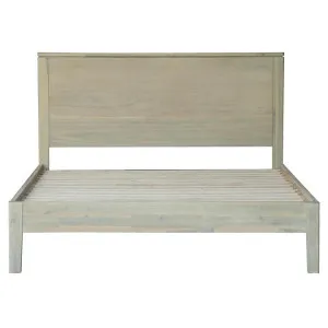 Lyss Acacia Timber Platform Bed, Double by Rivendell Furniture, a Beds & Bed Frames for sale on Style Sourcebook