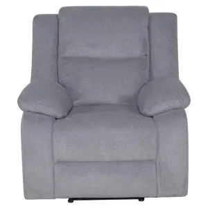 Greystanes Fabric Home Theater Recliner Armchair, Mid Grey by Dodicci, a Chairs for sale on Style Sourcebook
