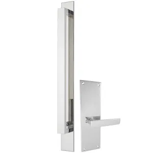 Trilock Omni Allure Dummy Trim Pull Handle Entrance Set in Polished Stainless Steel by Gainsborough, a Doors & Hardware for sale on Style Sourcebook