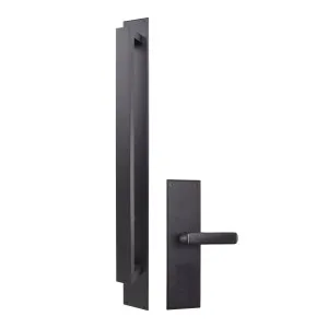Trilock Omni Allure Dummy Trim Pull Handle Entrance Set in Matte Black by Gainsborough, a Doors & Hardware for sale on Style Sourcebook