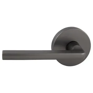 Avant with QuickFix Alba Passage Lever Set in Satin Graphite with Latch by Gainsborough, a Door Knobs & Handles for sale on Style Sourcebook