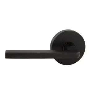 Avant with QuickFix Alba Passage Lever Set in Matte Black by Gainsborough, a Door Knobs & Handles for sale on Style Sourcebook