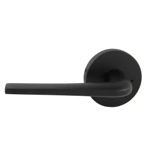 Avant with QuickFix Sierra Privacy Lever Set with Latch in Matte Black by Gainsborough, a Door Knobs & Handles for sale on Style Sourcebook