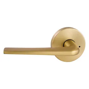 Avant with QuickFix Sierra Privacy Lever Set with Latch in Satin Brass by Gainsborough, a Door Knobs & Handles for sale on Style Sourcebook