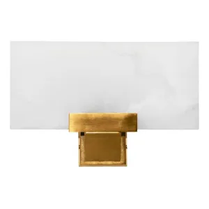 Concetta Alabaster & Metal Wall Sconce by Cozy Lighting & Living, a Wall Lighting for sale on Style Sourcebook