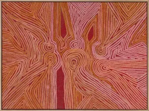 Mina Mina Jukurrpa III Canvas Art Print by Urban Road, a Aboriginal Art for sale on Style Sourcebook