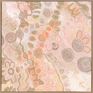 Ngu-Nha Canvas Art Print by Urban Road, a Aboriginal Art for sale on Style Sourcebook