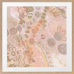 Ngu-Nha Framed Art Print by Urban Road, a Aboriginal Art for sale on Style Sourcebook