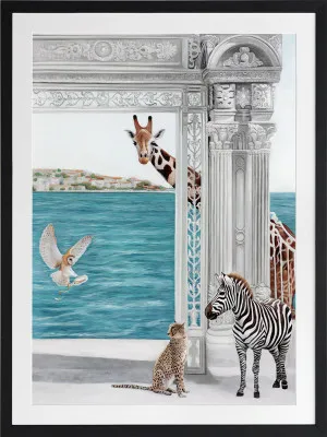 The Message Framed Art Print by Urban Road, a Prints for sale on Style Sourcebook