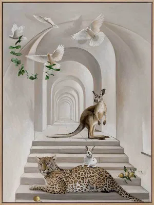 Menagerie Canvas Art Print by Urban Road, a Prints for sale on Style Sourcebook