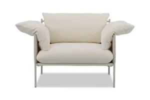 Sanctuary Accent Chair, White, by Lounge Lovers by Lounge Lovers, a Chairs for sale on Style Sourcebook