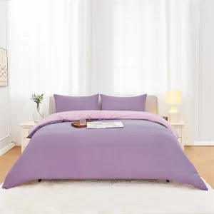 Linenova Pre-Washed Dusty Lilac Quilt Cover Set by null, a Quilt Covers for sale on Style Sourcebook
