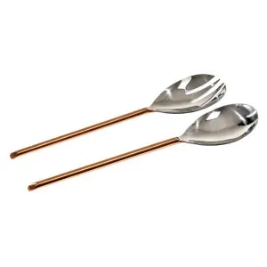 Vigano 2 Piece Stainless Steel Salad Server Set by Casa Uno, a Cutlery for sale on Style Sourcebook