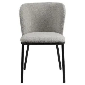 Ikast Boucle Fabric Dining Chair, Latte by Viterbo Modern Furniture, a Dining Chairs for sale on Style Sourcebook