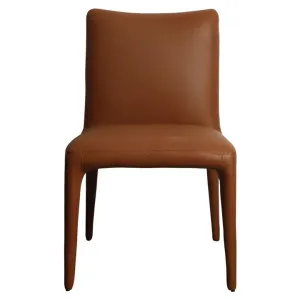 Bresbot Faux Leahter Dining Chair, Tan by Viterbo Modern Furniture, a Dining Chairs for sale on Style Sourcebook