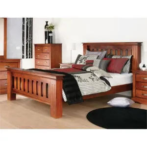 Texas New Zealand Pine Timber Bed, Double by Glano, a Beds & Bed Frames for sale on Style Sourcebook