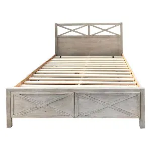 Cable Beach Acacia Timber Bed, King by Glano, a Beds & Bed Frames for sale on Style Sourcebook