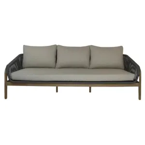 Mapleton Rope & Acacia Timber Outdoor Sofa, 3 Seater by Chateau Legende, a Outdoor Sofas for sale on Style Sourcebook