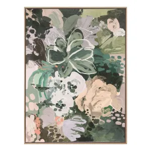 Jungle Lily Portrait Box Canvas in 93 x 123cm by OzDesignFurniture, a Painted Canvases for sale on Style Sourcebook