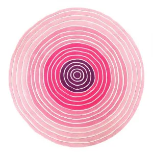 Ripple Kids Rug in Pink - 150x150cm by Rug Culture, a Kids Rugs for sale on Style Sourcebook