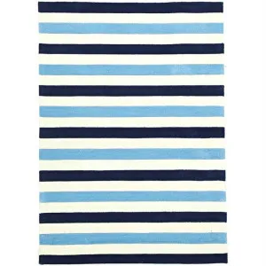 Nautical Stripes Kids Rug in Blue - 220x150cm by Rug Culture, a Kids Rugs for sale on Style Sourcebook