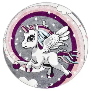 Dream Unicorn Kids Round Rug, 150cm by Austex International, a Kids Rugs for sale on Style Sourcebook