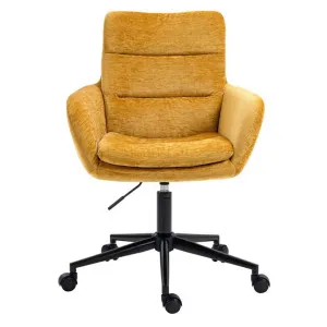 Frank Fabric Office Chair, Saffron by Charming Living, a Chairs for sale on Style Sourcebook