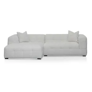 Ex Display - Almira Left Chaise Sofa - Pearl Boucle by Interior Secrets - AfterPay Available by Interior Secrets, a Sofas for sale on Style Sourcebook