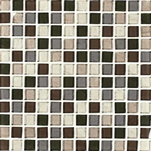 Crystal Metal Mocha Grey Mosaic by Beaumont Tiles, a Brick Look Tiles for sale on Style Sourcebook