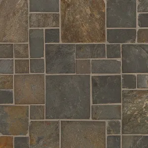 Cottage Slate Ashlar Small Mosaic by Beaumont Tiles, a Brick Look Tiles for sale on Style Sourcebook
