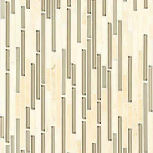 Vanilla Bullet Mosaic by Beaumont Tiles, a Brick Look Tiles for sale on Style Sourcebook
