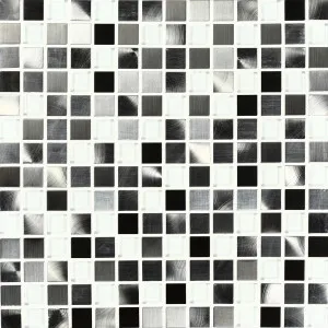 Metal Plus Mix Mosaic by Beaumont Tiles, a Brick Look Tiles for sale on Style Sourcebook