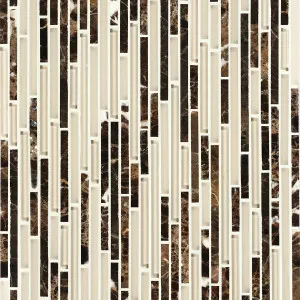 Bullet Tan Brown Mosaic by Beaumont Tiles, a Brick Look Tiles for sale on Style Sourcebook