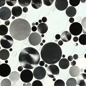 Bubbles Moon Mosaic by Beaumont Tiles, a Brick Look Tiles for sale on Style Sourcebook